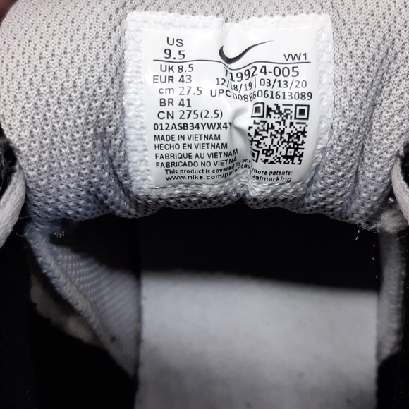 Nike Mens Air Mavin Low 719924-005 Gray White Running Shoes Sneakers Size 9.5 - Picture 13 of 14